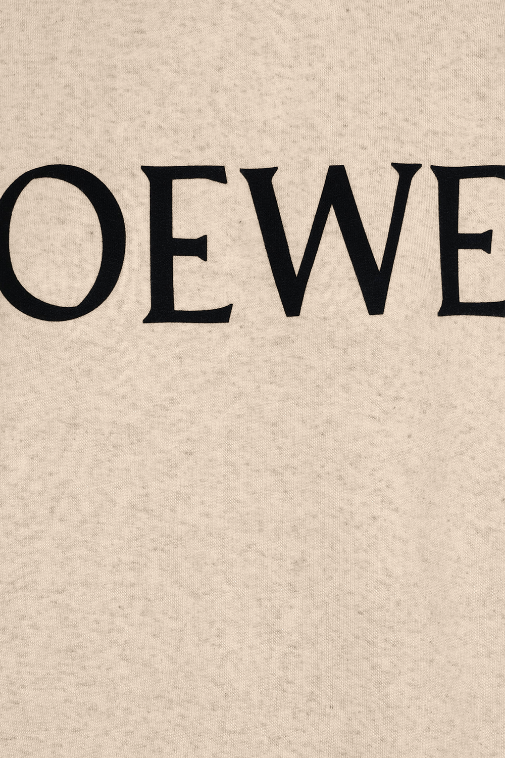 תמונה אחורית של סווטשירט קפוצ'ון עם הדפס לוגו