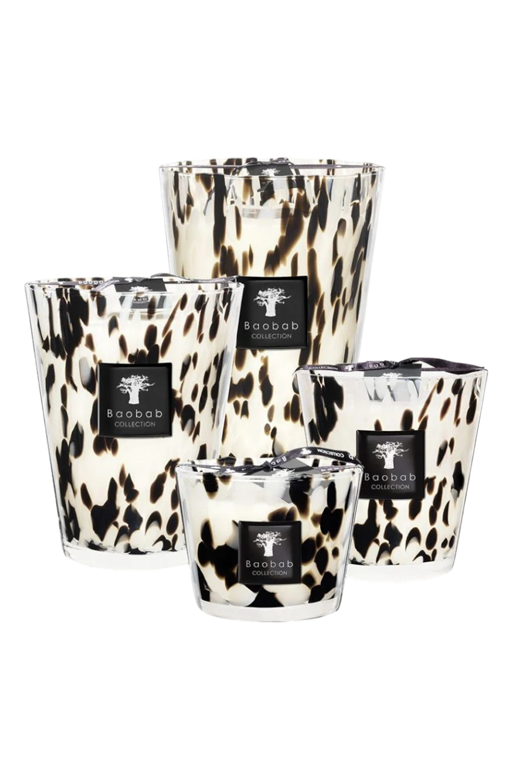 תמונה אחורית של Max 10 Black Pearls Candle