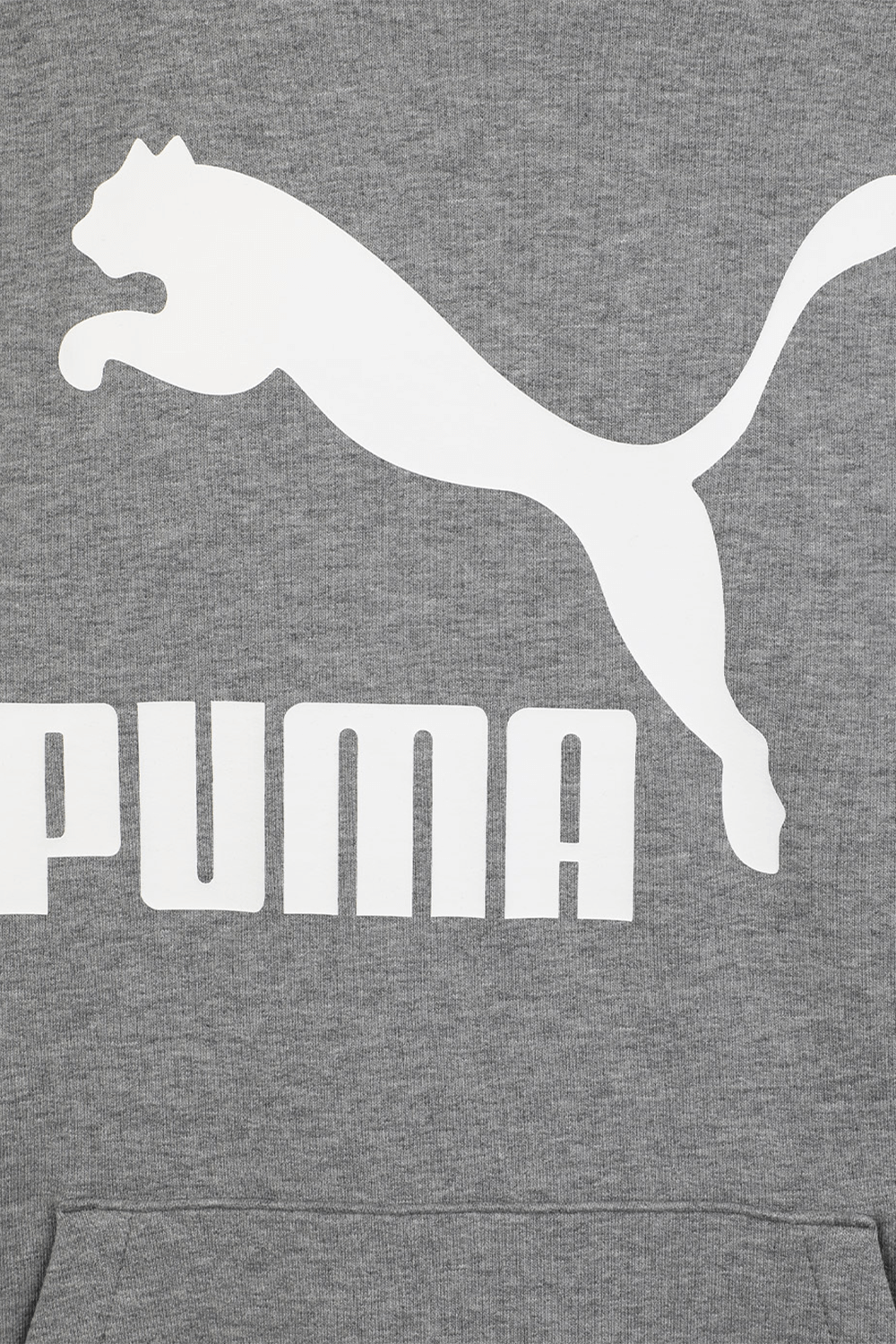 Classics Logo Hoodie in Grey PUMA
