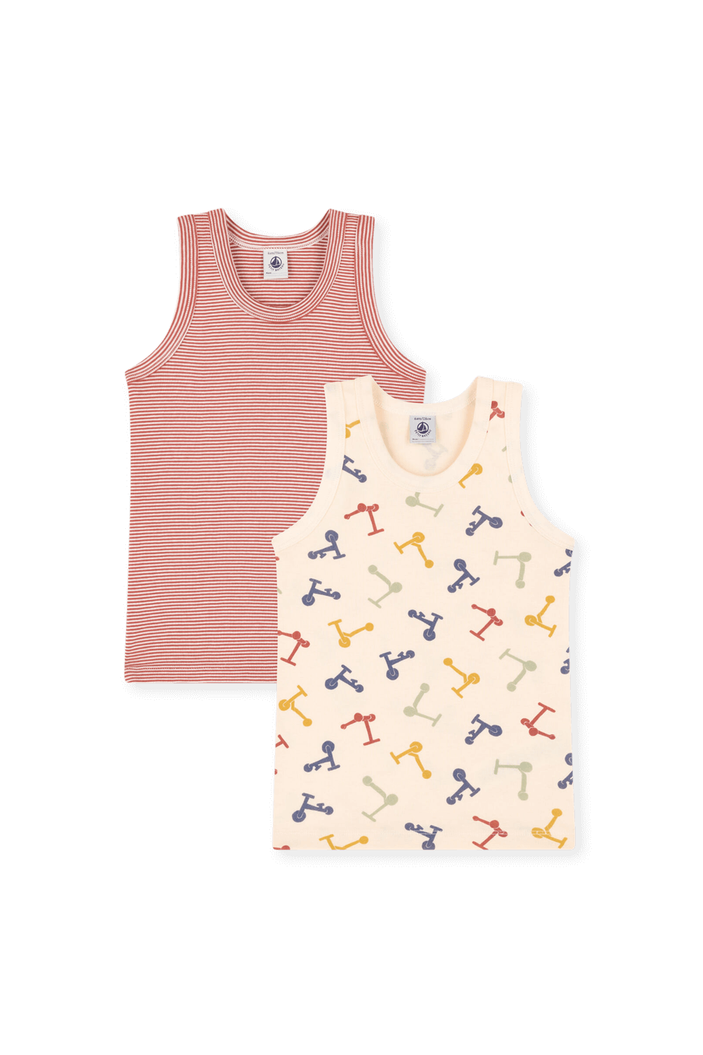 תמונה קידמית של מארז שתי גופיות - גילאי 2-5 שנים