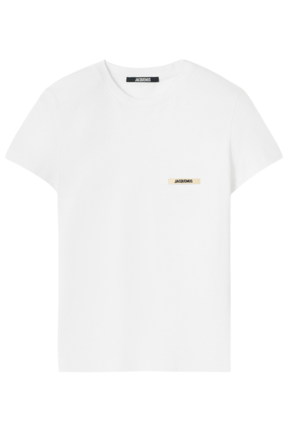 תמונה אחורית של חולצת טי בגזרה משוחררת