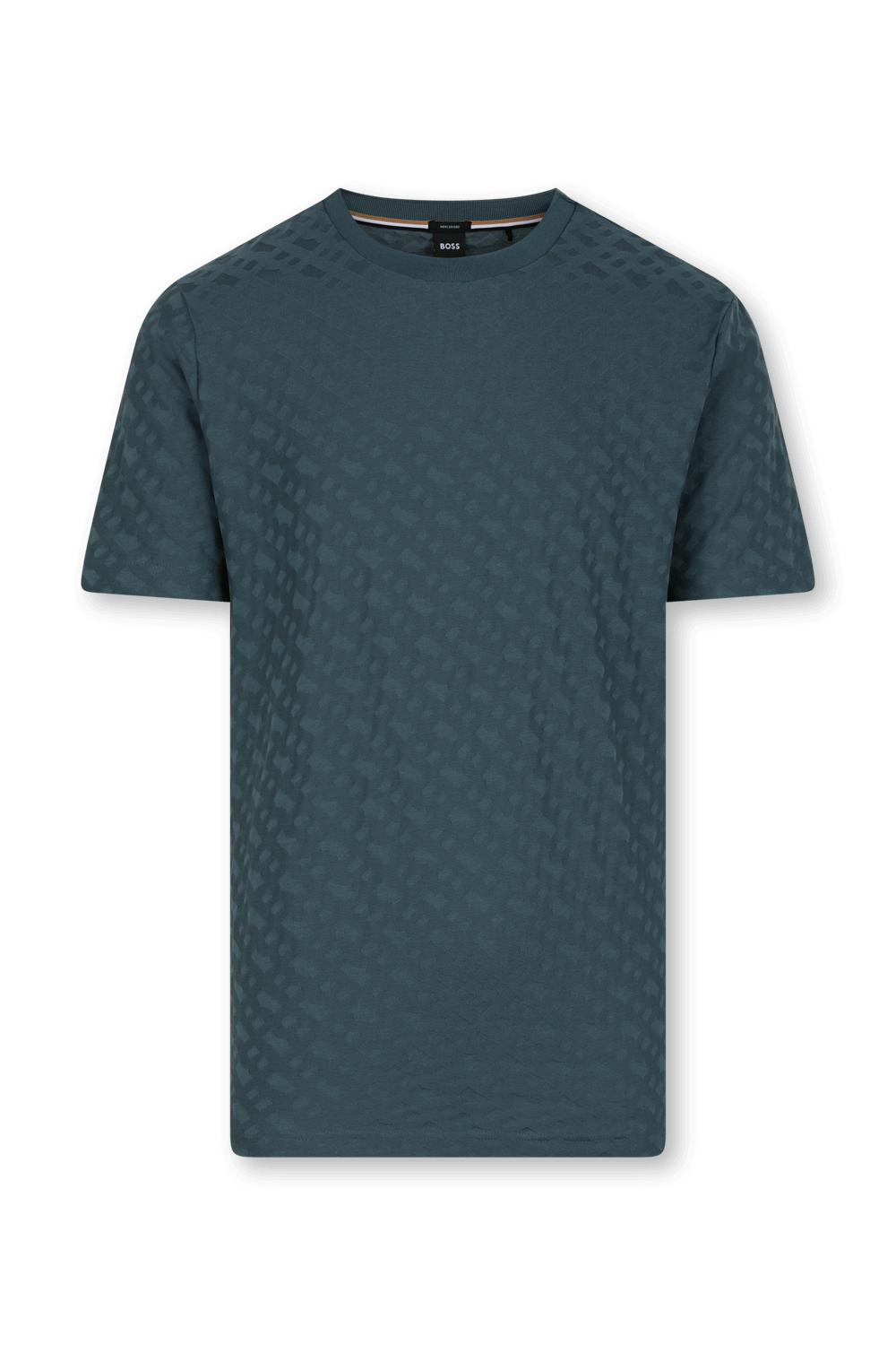 תמונה קידמית של חולצת ג'קארד מונוגרמית