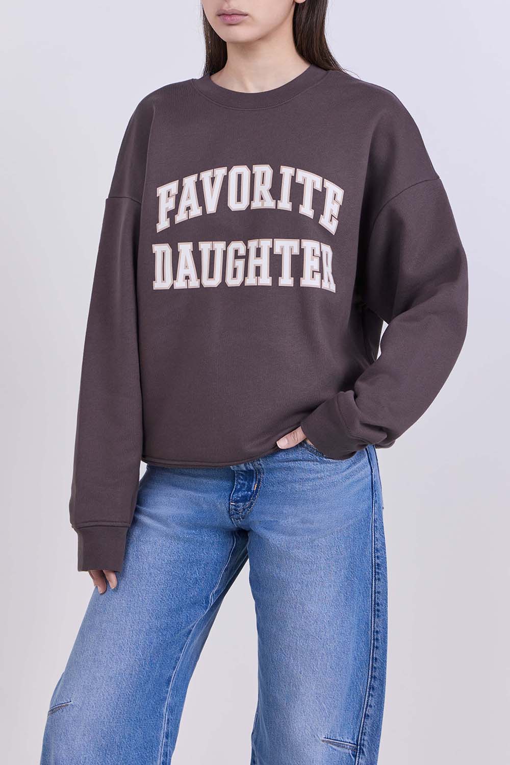 תמונת דוגמן קידמית של סווטשירט כותנה