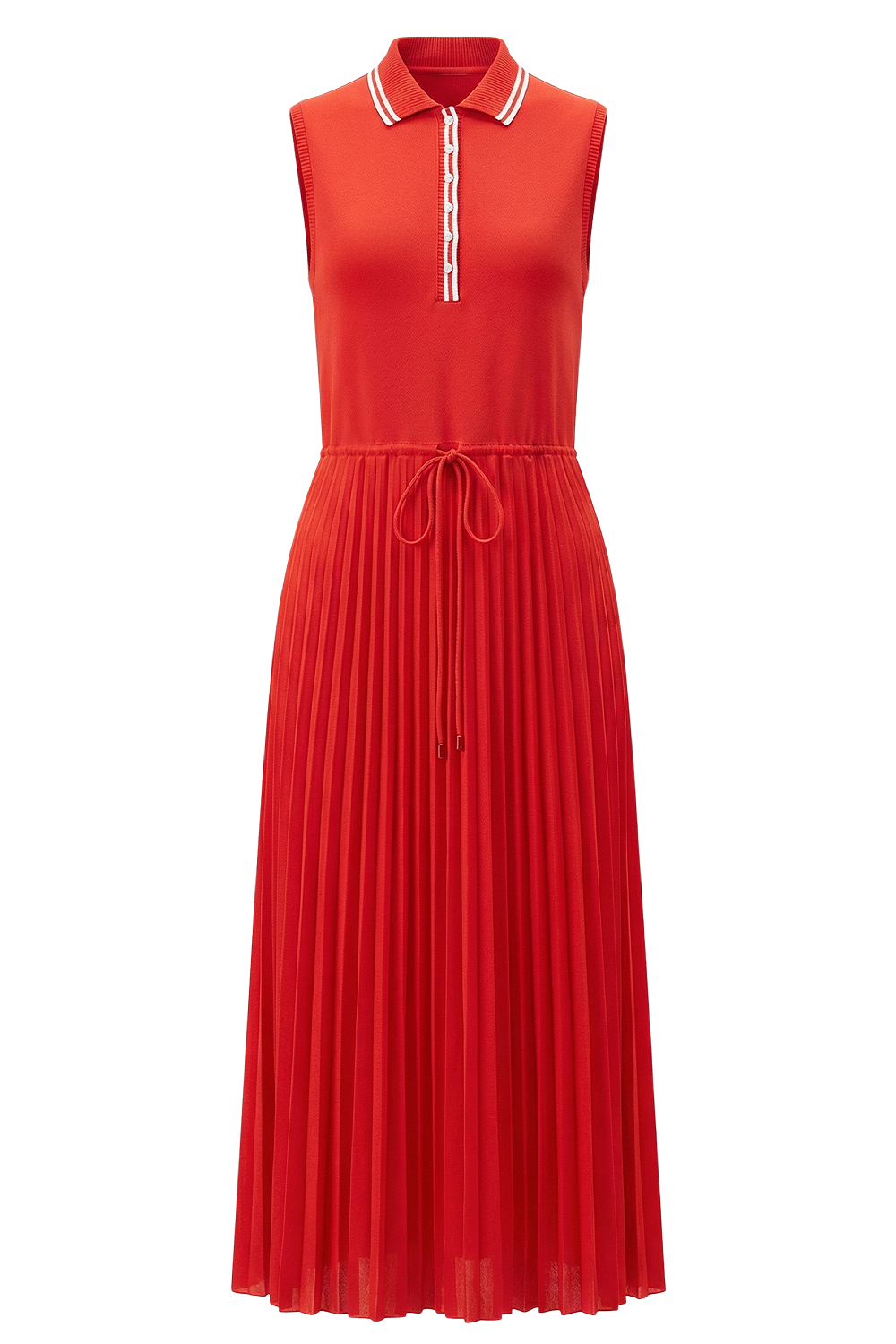 תמונה קידמית של שמלת פולו מידי