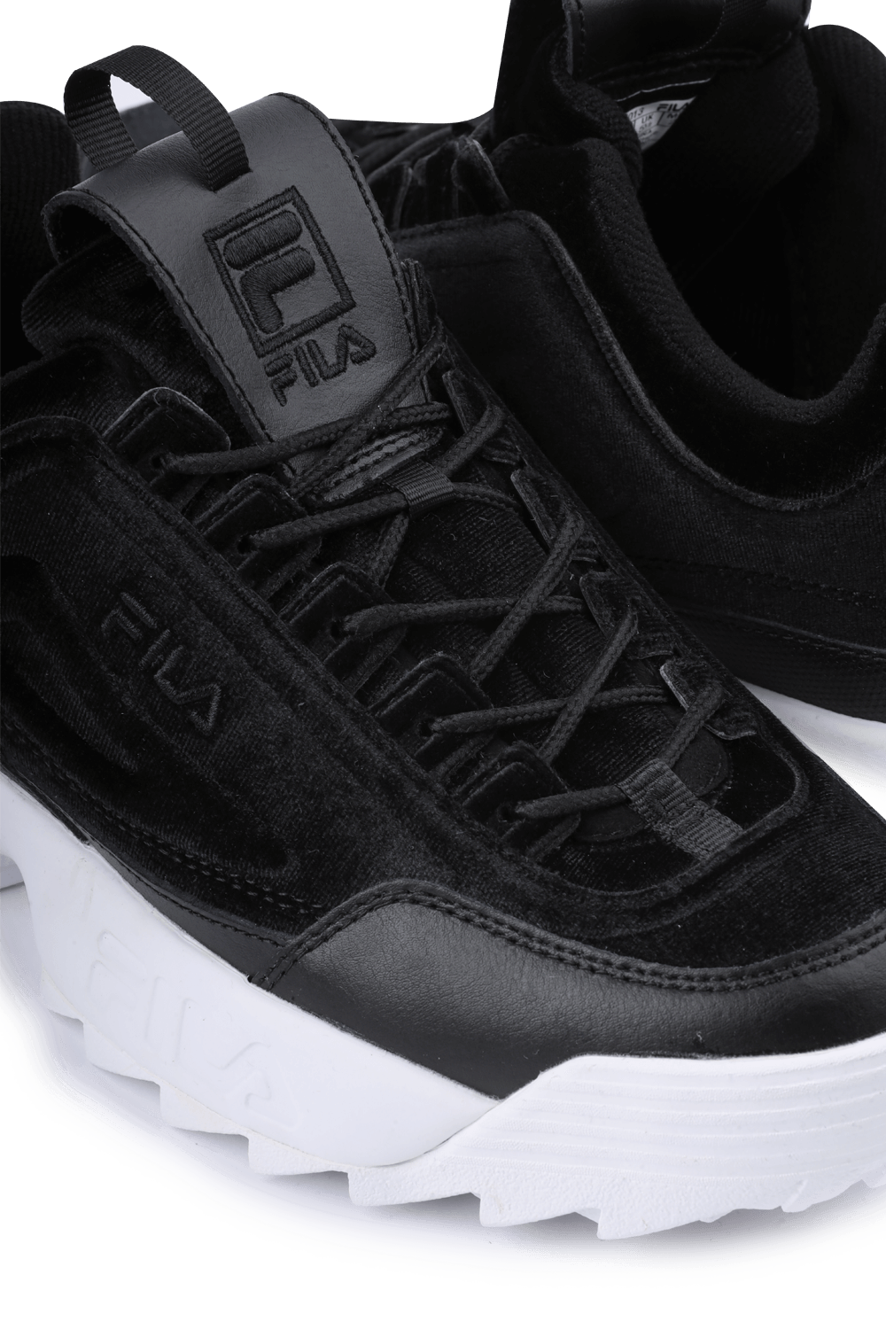 black on black fila