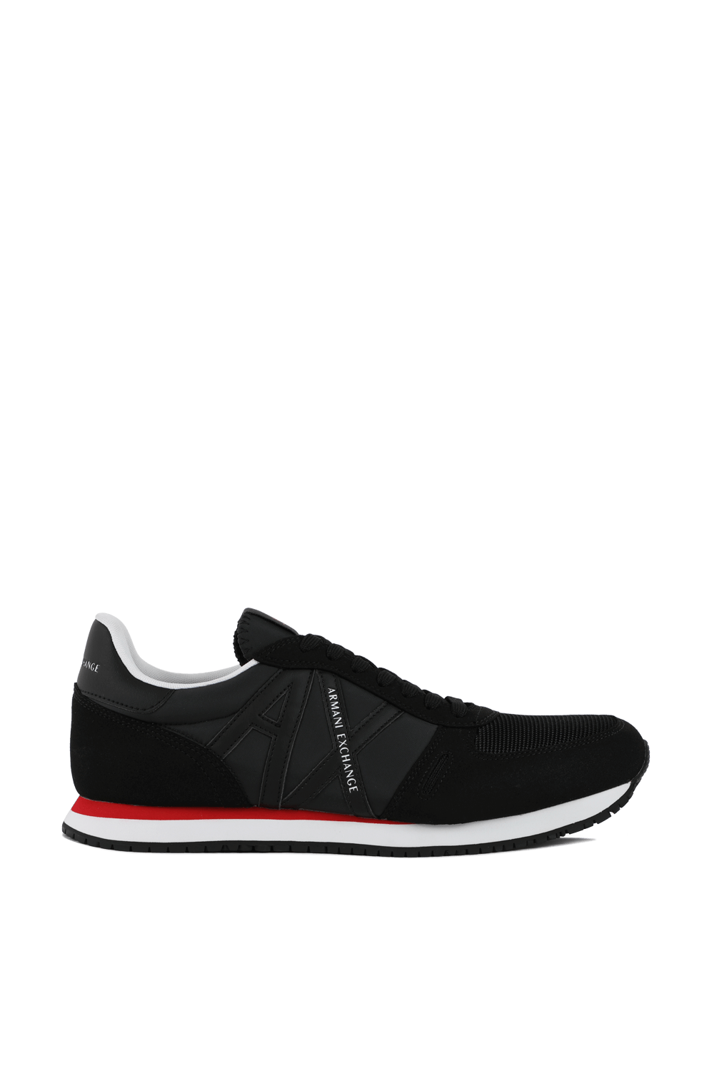 Sneakers With Patch Logo in Black ARMANI EXCHANGE