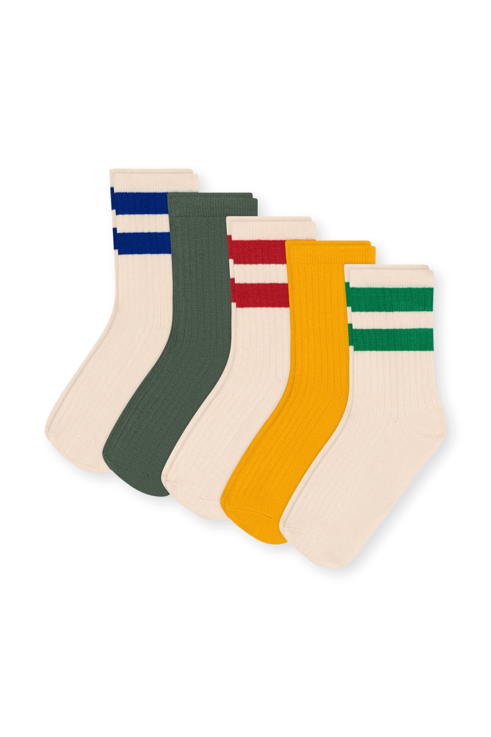 תמונה קידמית של מארז חמישה זוגות גרביים - גילאי 4-14 שנים