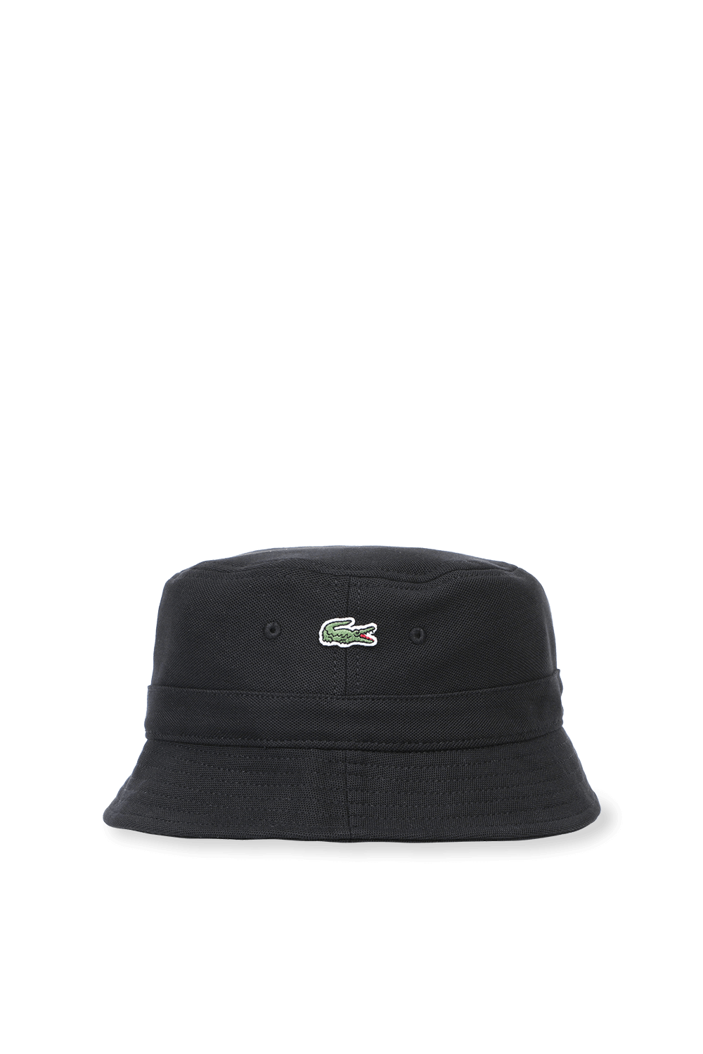 Logo Bucket Hat in Black LACOSTE
