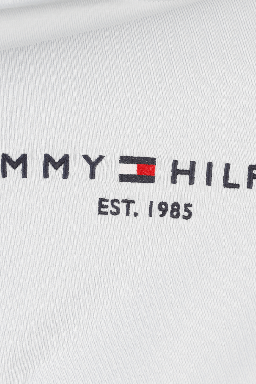 תמונה אחורית של Essential Crew Neck Logo T-Shirt in Light Blue