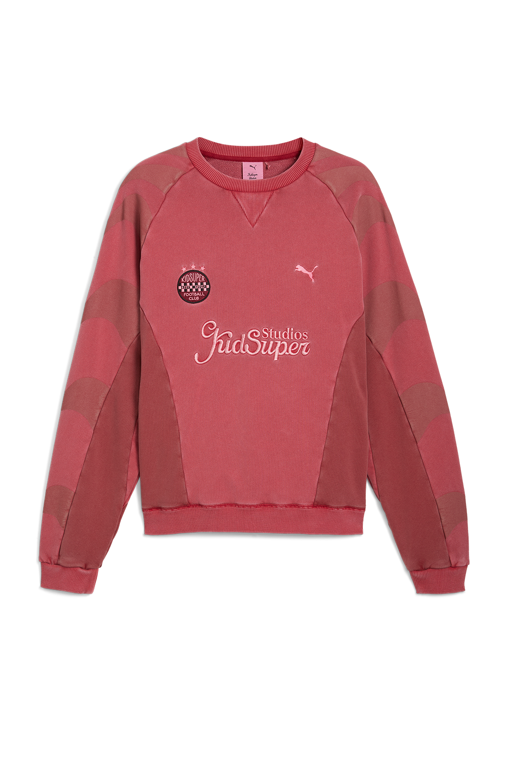 תמונה קידמית של קידסופר X פומה סווטשירט אוברסייז