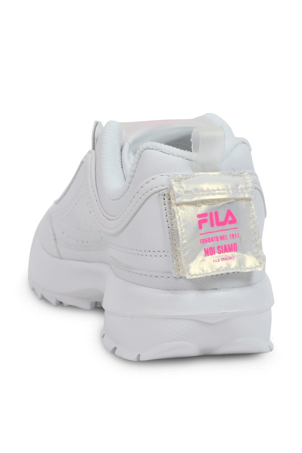 תמונה אחורית של מידות 29-36 נעלי דיסרפטור בגוון לבן