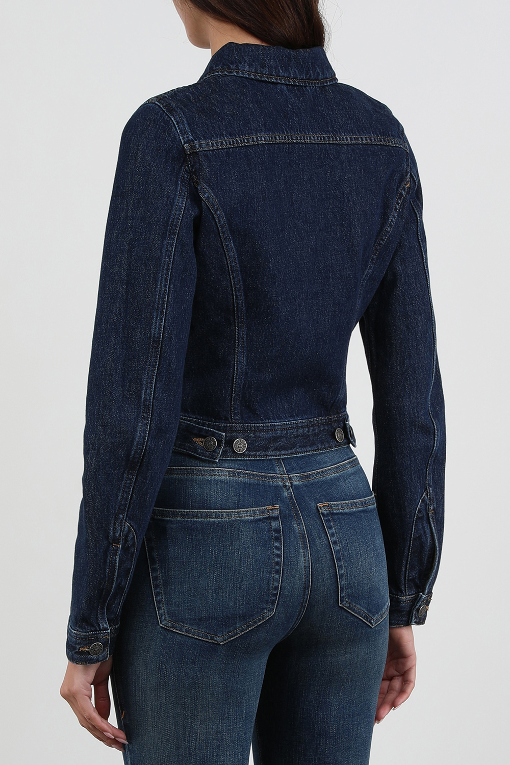 ז'קט ג'ינס כחול בגזרת סלים DIESEL