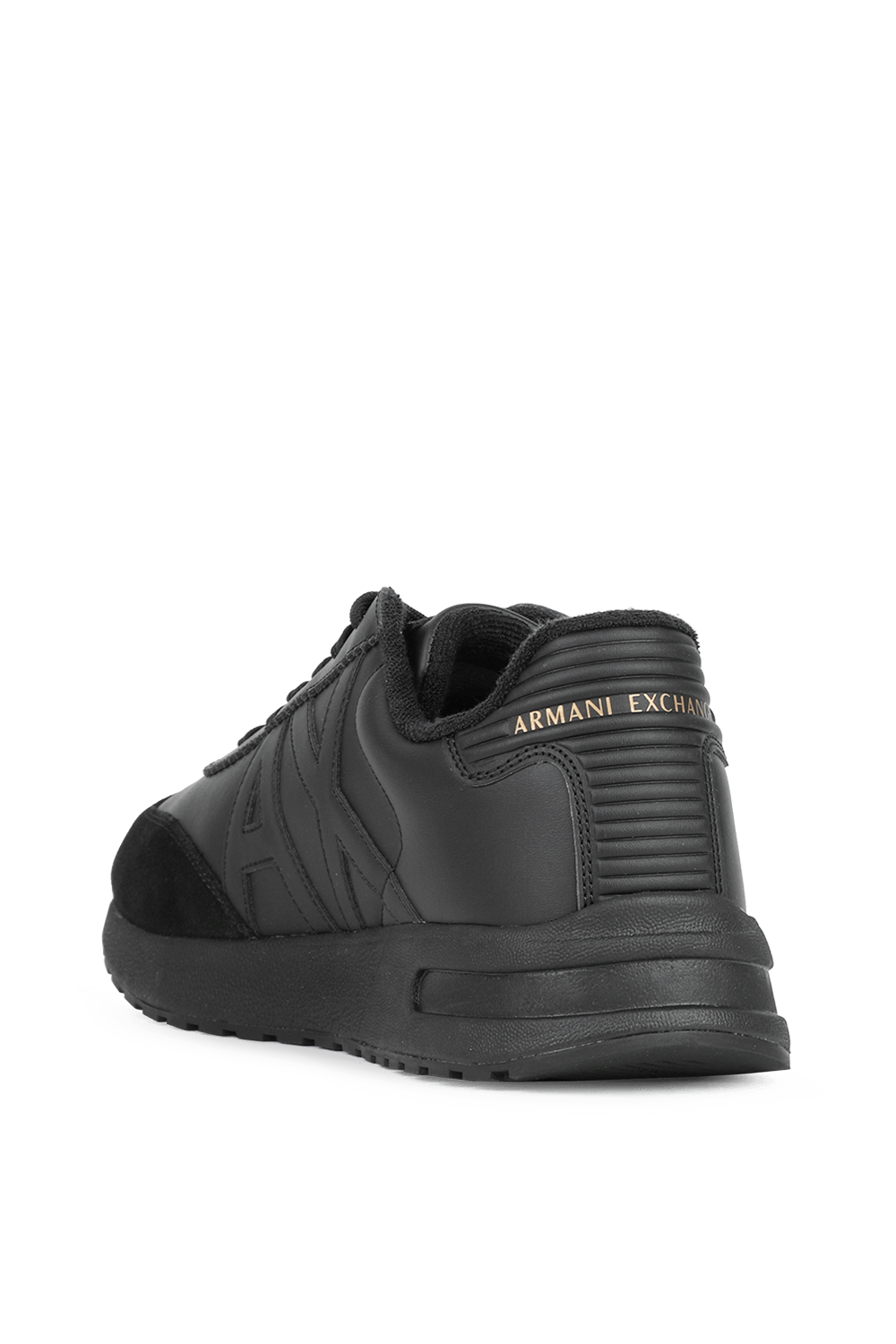 תמונה אחורית של AX Print Trainers Sneakers in Black