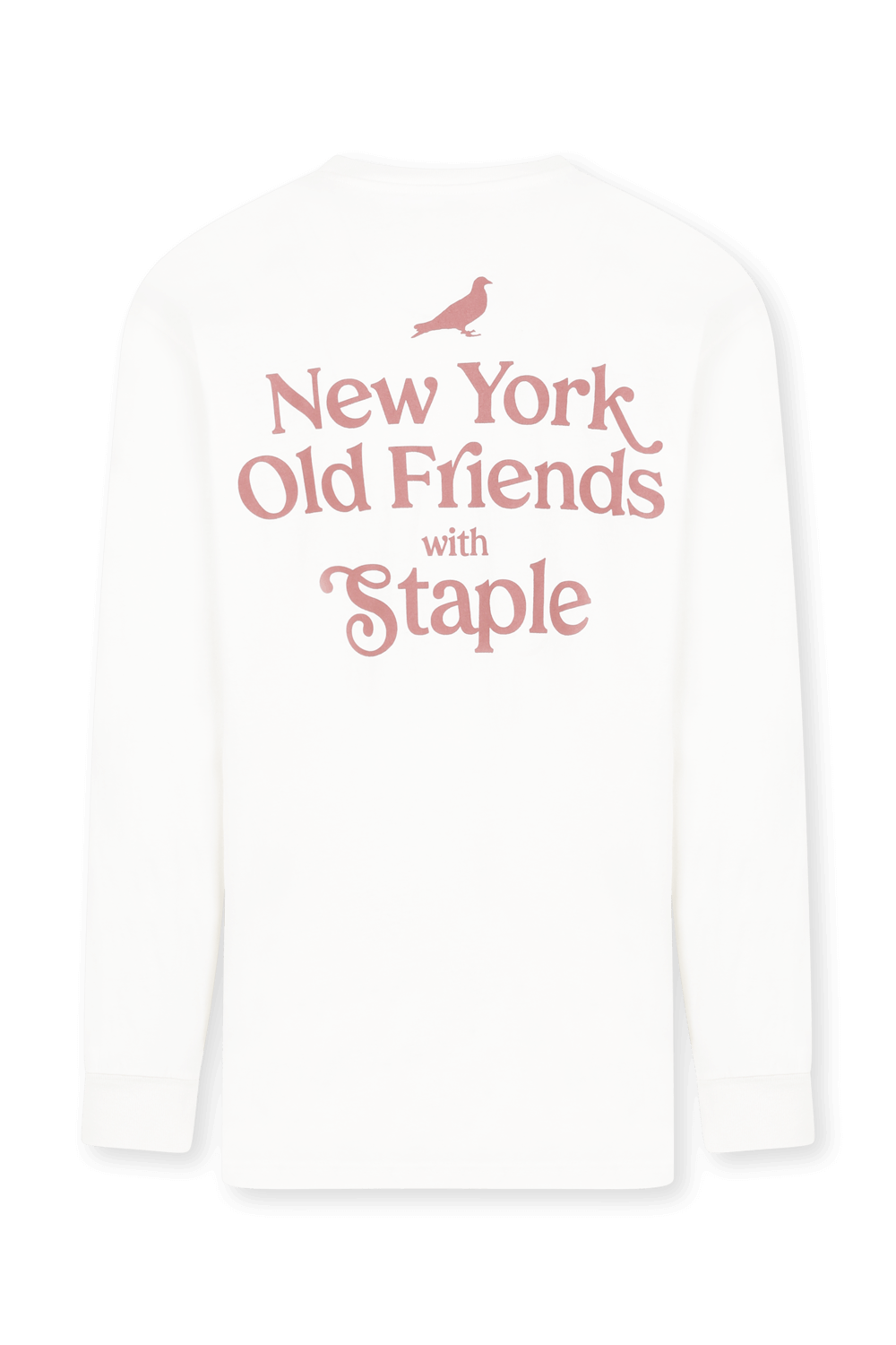 תמונה אחורית של סטייפל X אן ווי או אף חולצת טי גרפית ארוכה