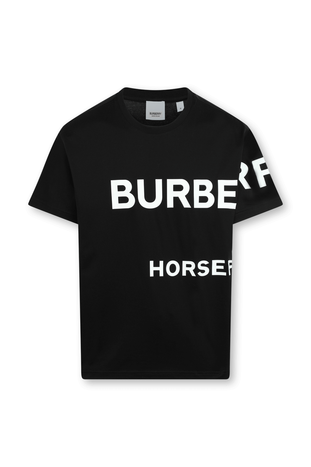 חולצת טי עם לוגו אוברסייז BURBERRY