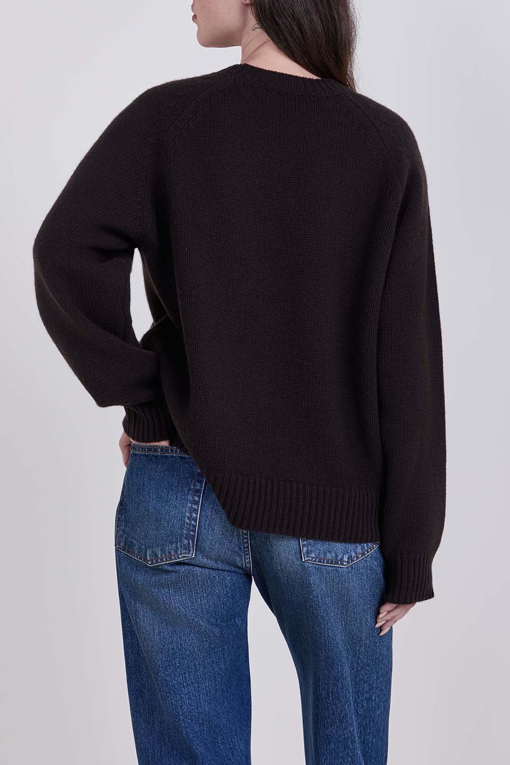 תמונת דוגמן אחורית של סריג קשמיר ריטץ' פריז X פריים