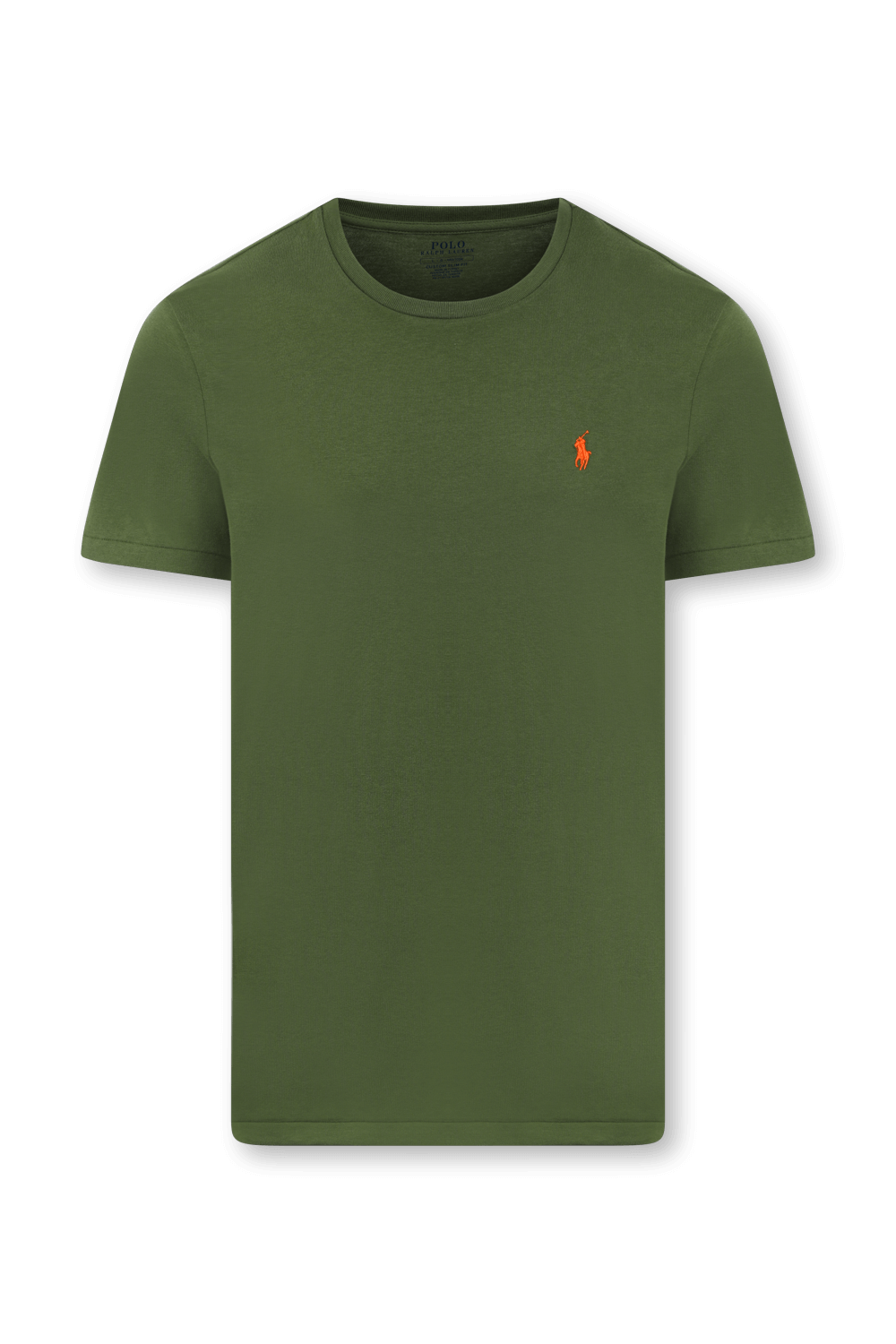 חולצת טי ירוקה עם לוגו רקום POLO RALPH LAUREN