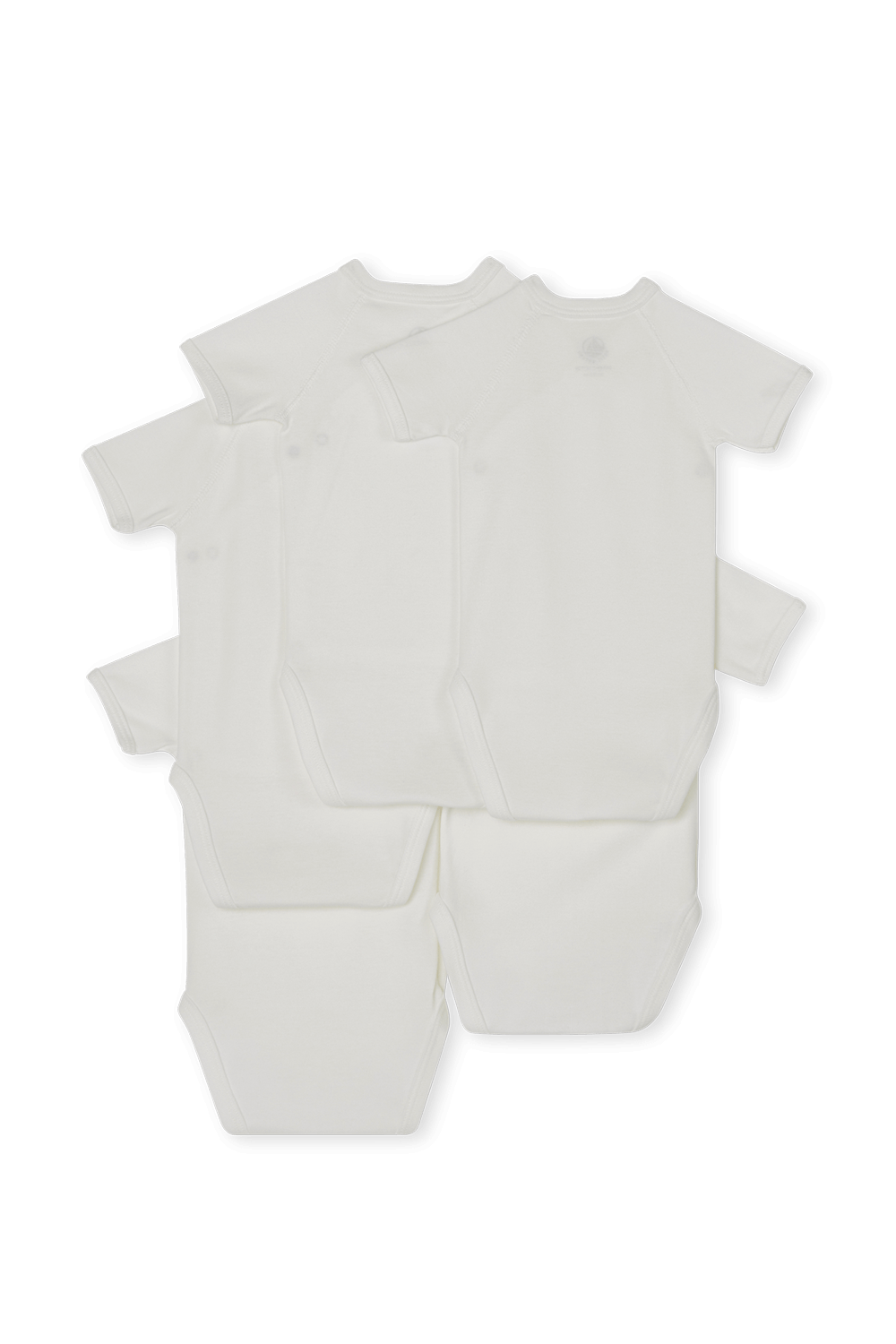 חמישיית בגדי גוף קצרים בפרינט ארנבון - גילאי NB-12 חודשים PETIT BATEAU