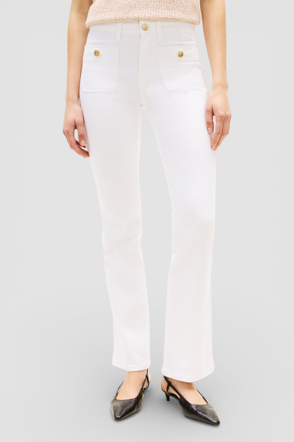 תמונת דוגמן קידמית של מכנסי ג'ינס בוטקאט