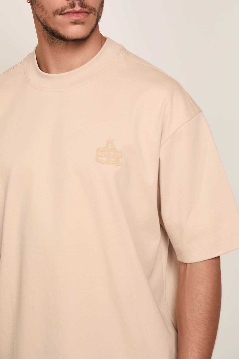 תמונת תקריב דוגמן של חולצת טי