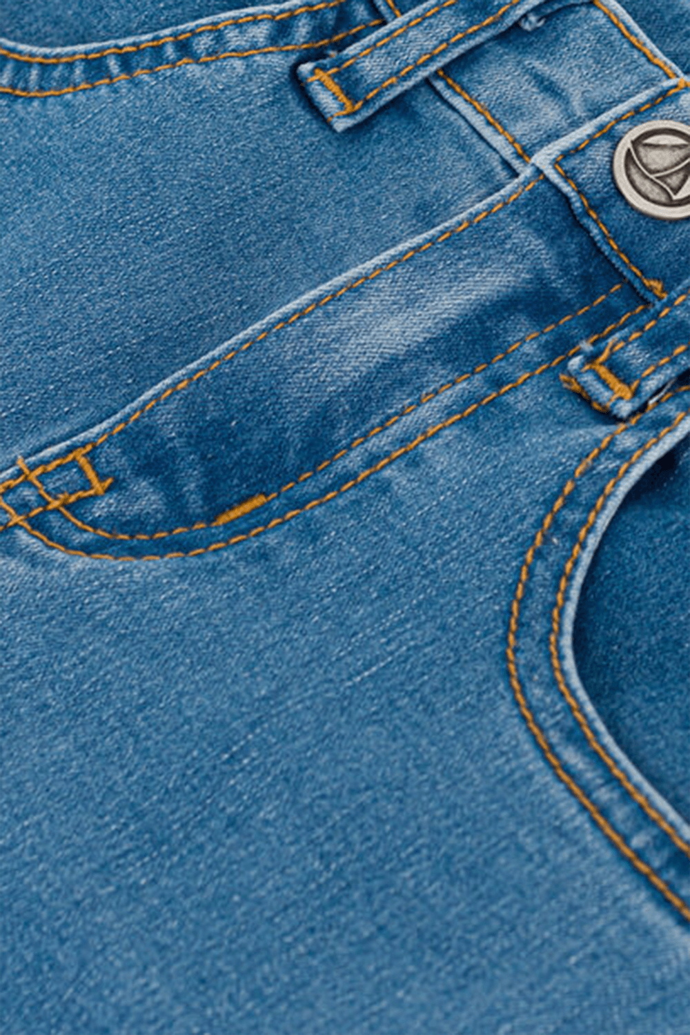 תמונת פנים של מכנסי ג'ינס בגזרת סלים - גילאי 3-5