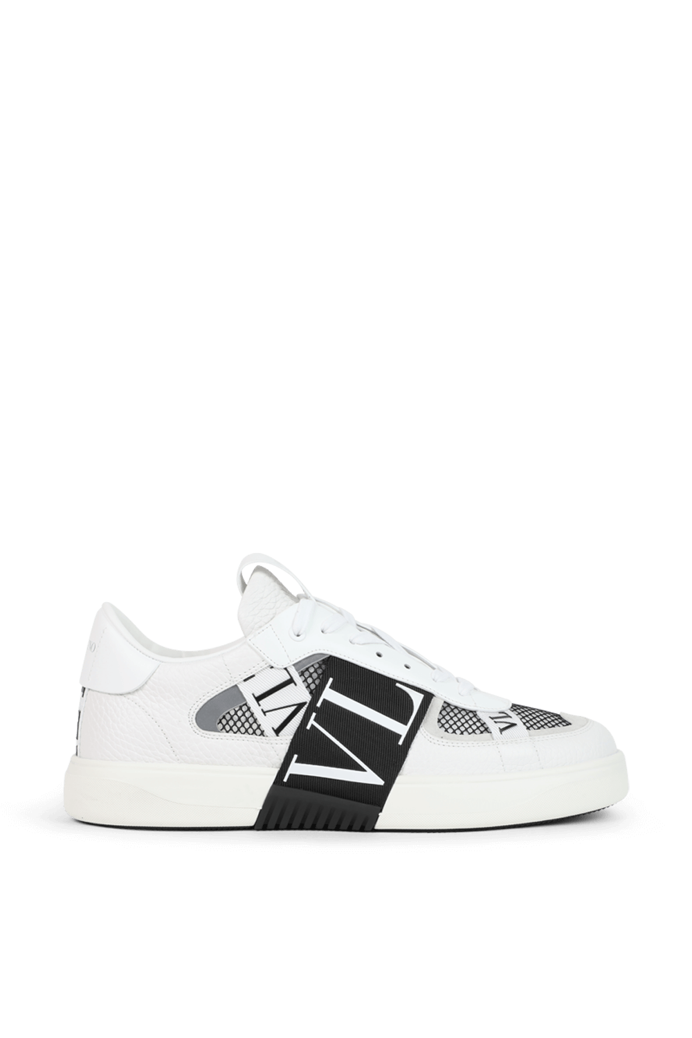 נעלי סניקרס לוגו בשחור ולבן VALENTINO GARAVANI