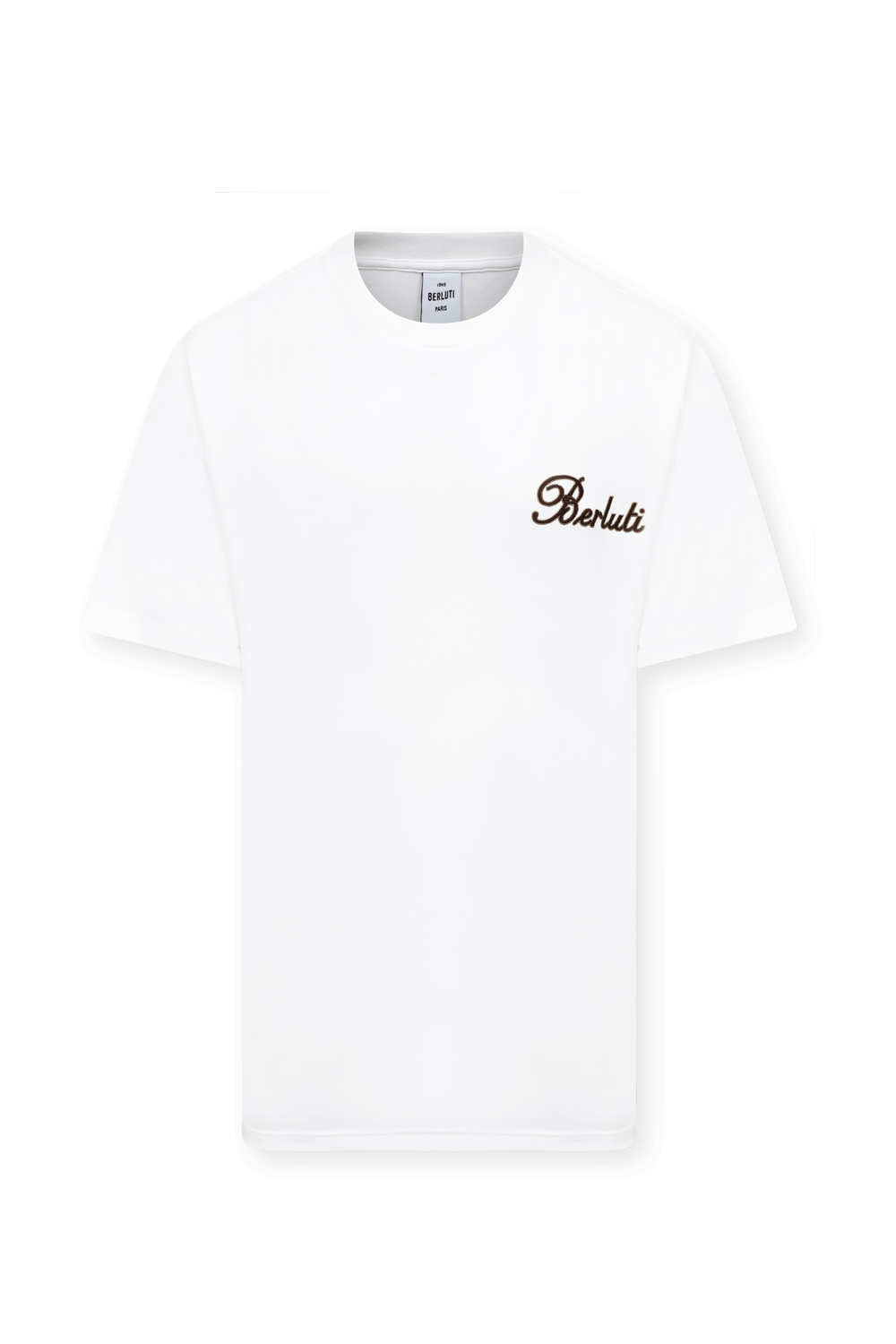 חולצת טי עם לוגו רקום BERLUTI