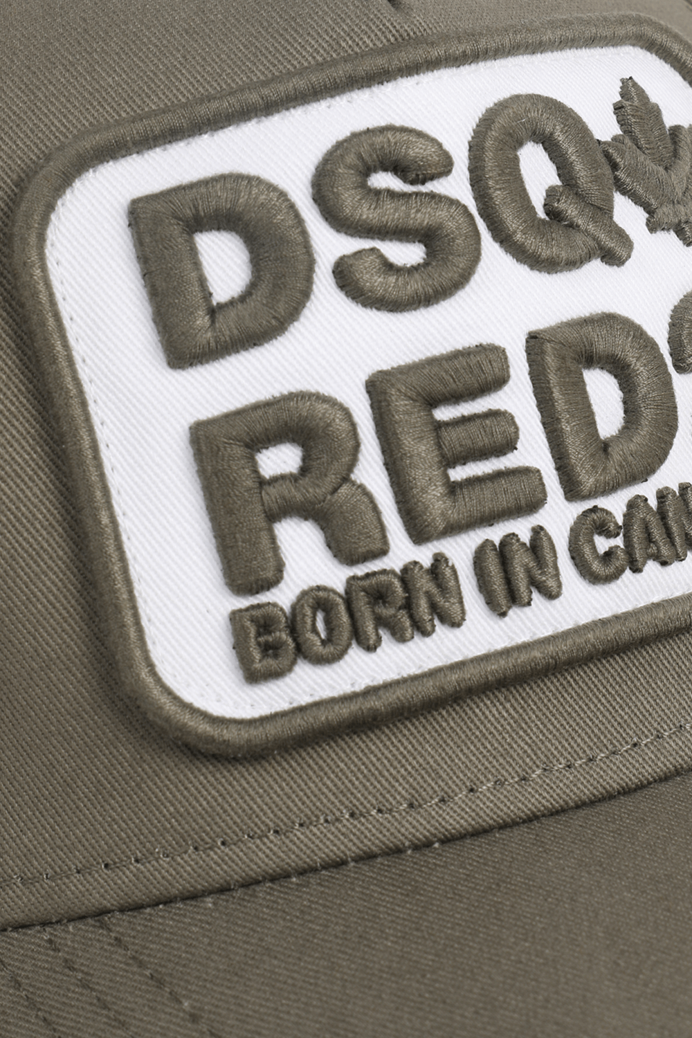 כובע בייסבול עם רקמת לוגו בצבע אפור image number null DSQUARED2