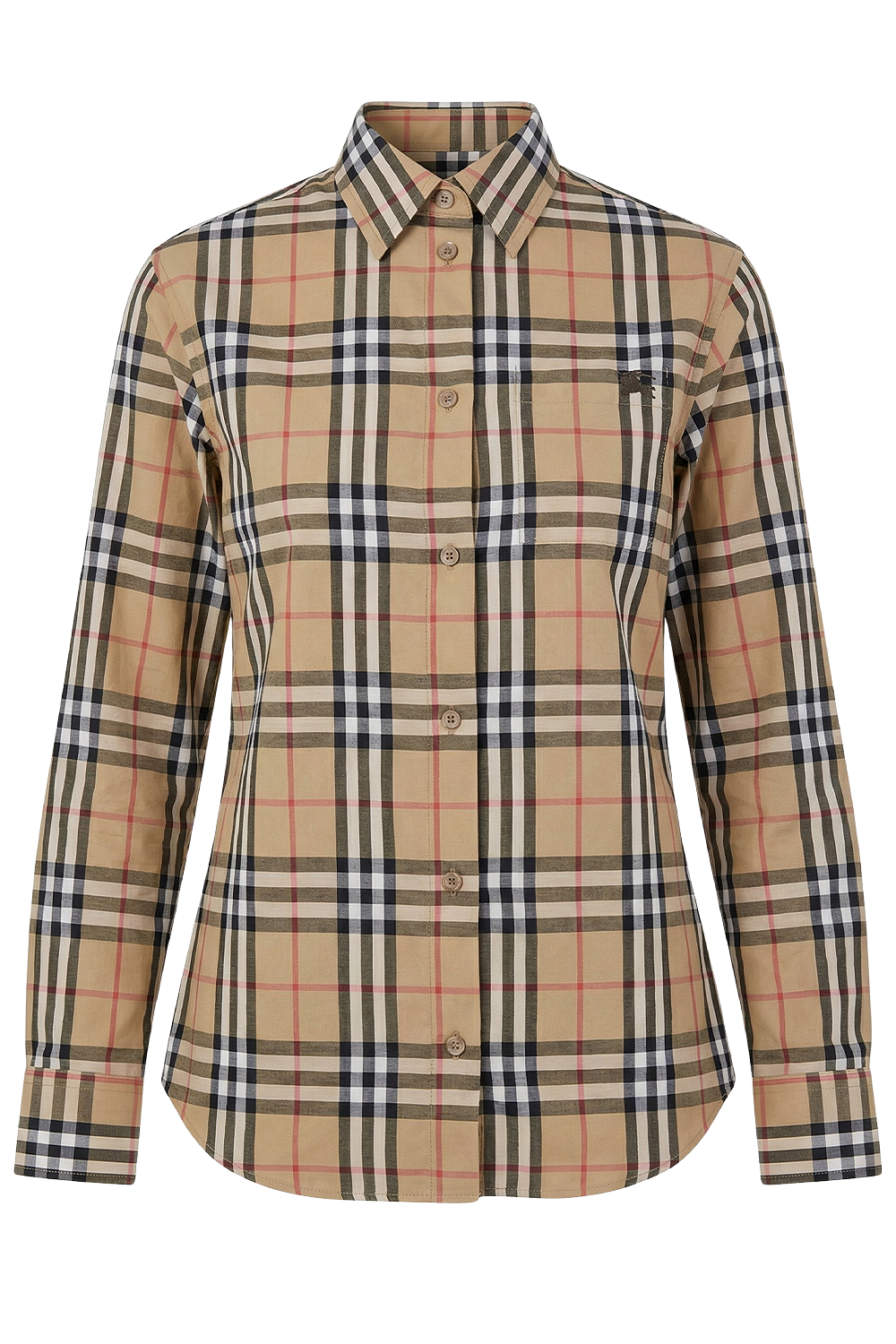 תמונה קידמית של חולצה מכופתרת