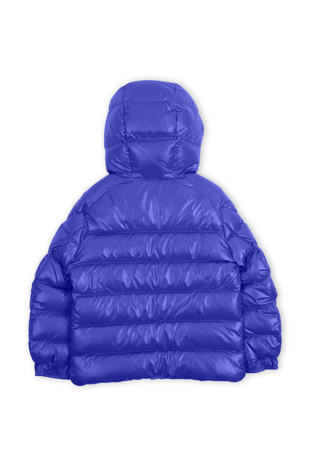 תמונה אחורית של מעיל פוך קרדר עם כובע לוגו - גילאי 4-6