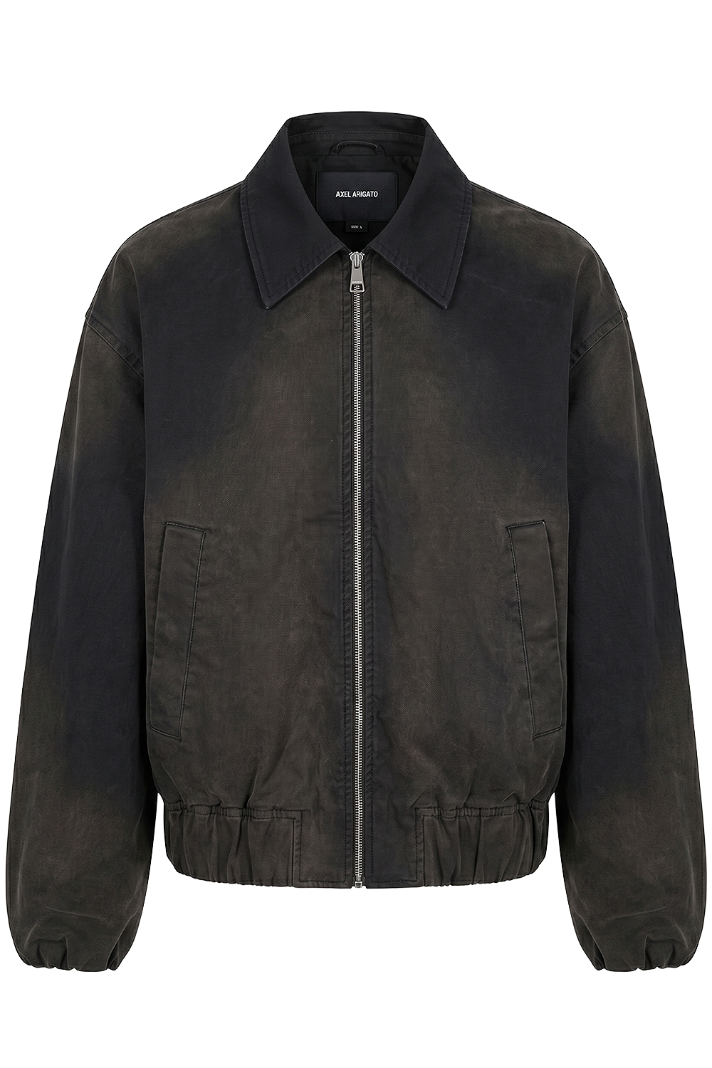 תמונה קידמית של ז'קט בגזרה משוחררת