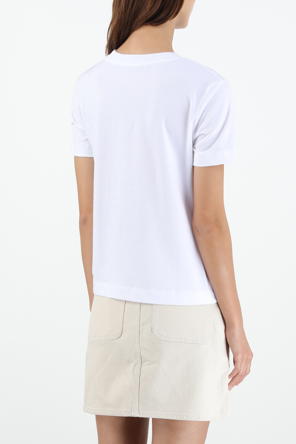 תמונת דוגמן אחורית של Timeless Logo Tshirt in White