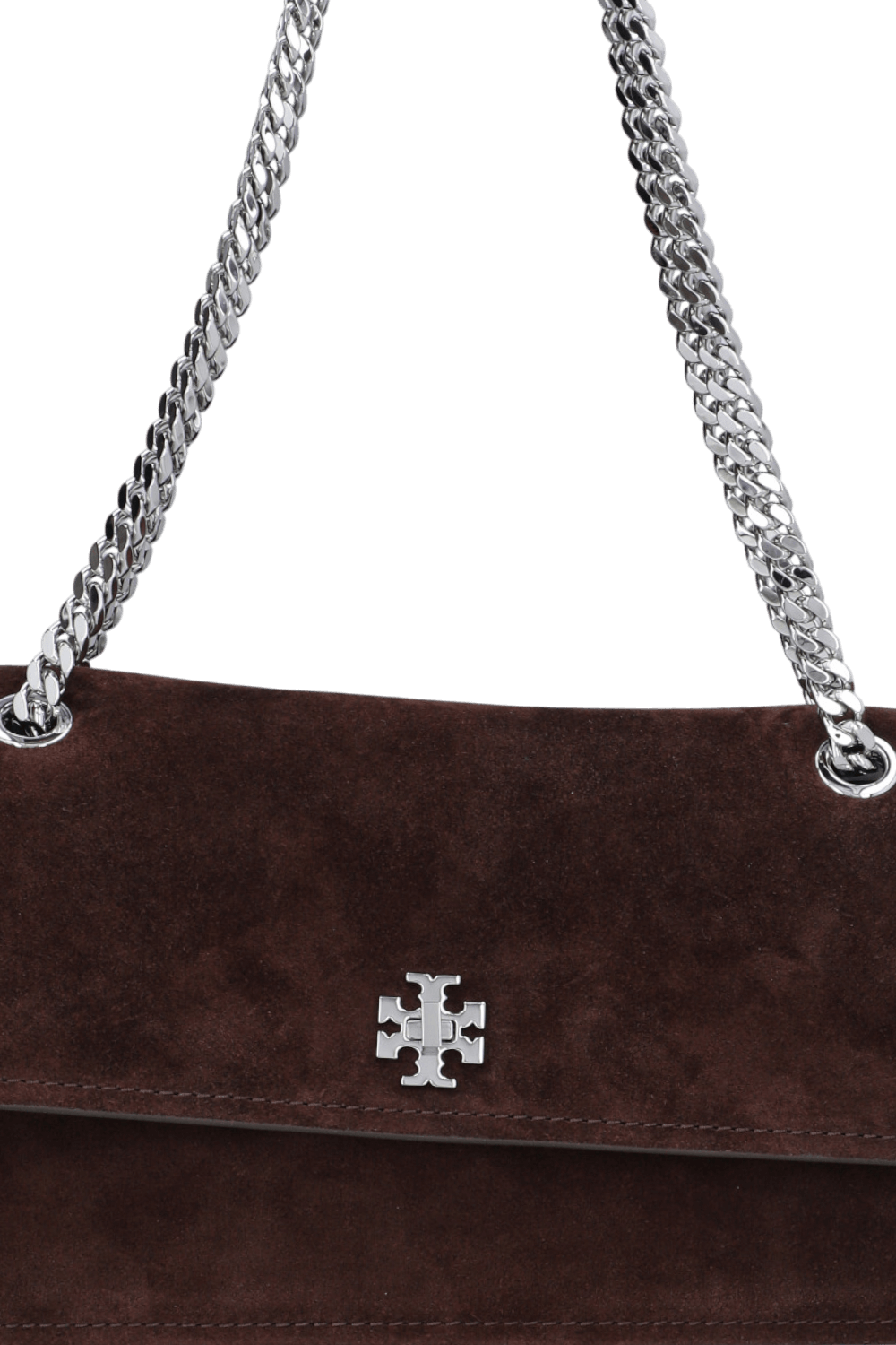 תמונת תקריב של תיק כתף זמש