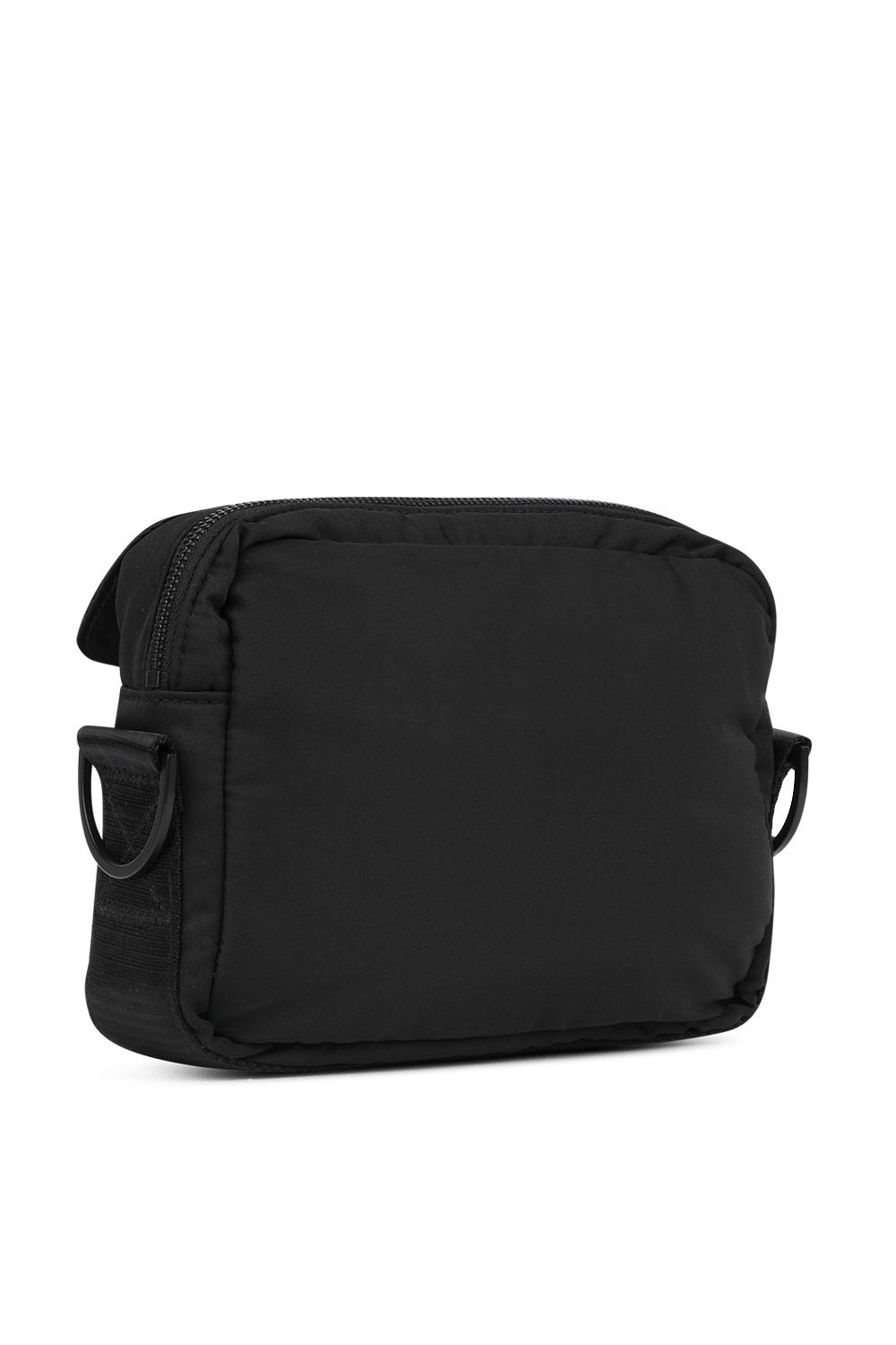 תמונה אחורית של תיק קרוס מרופד עם לוגו יהלום