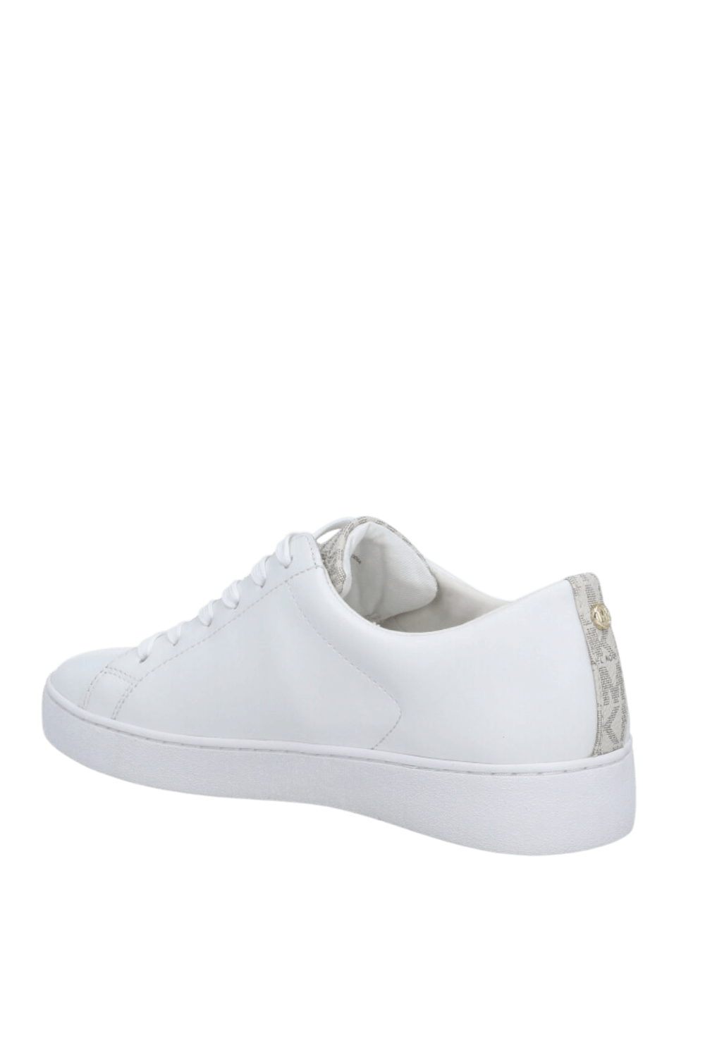 תמונה אחורית של נעלי סניקרס עור