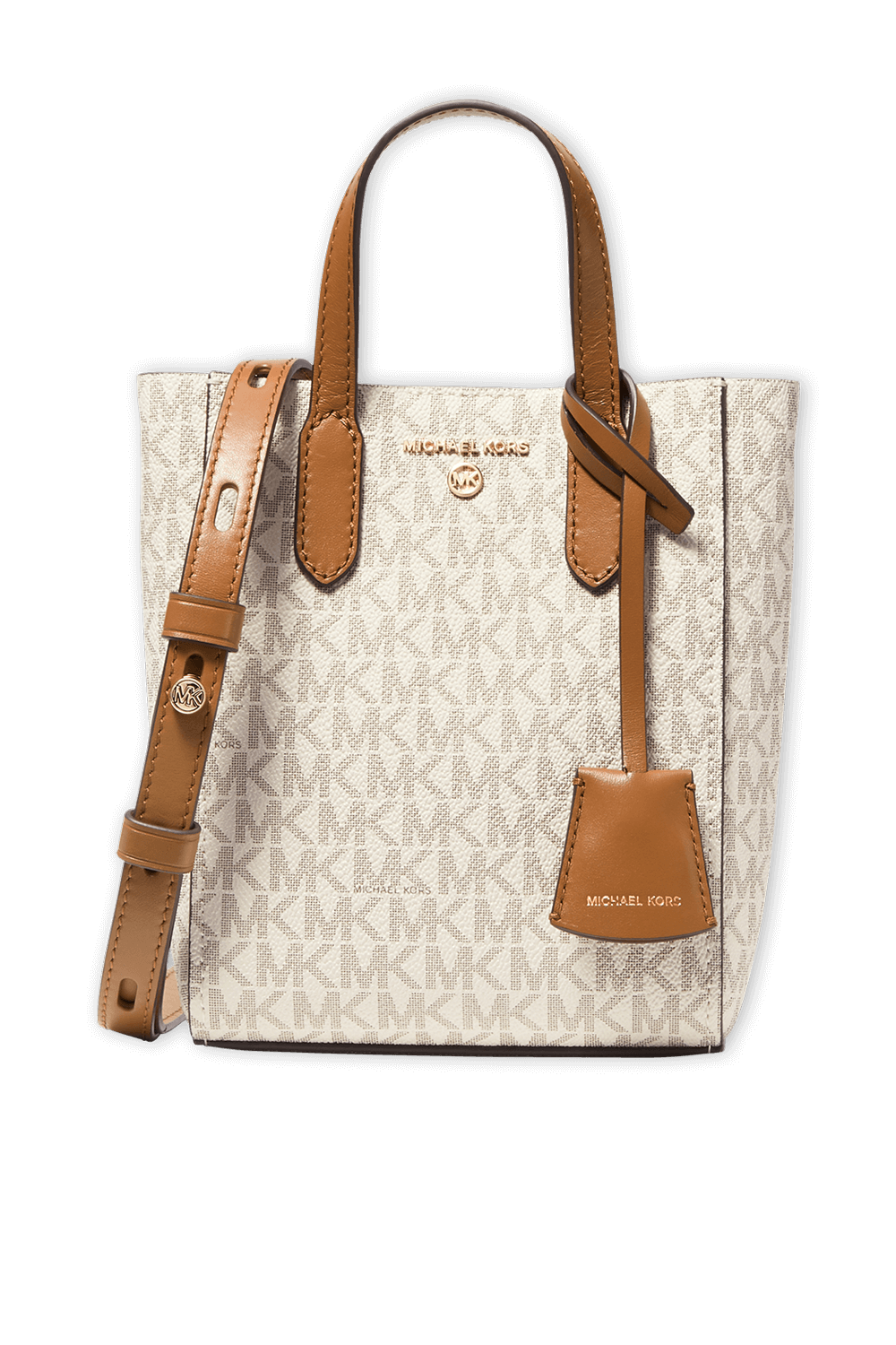 תמונה קידמית של Sinclair Extra-Small White Monogram Crossbody Bag