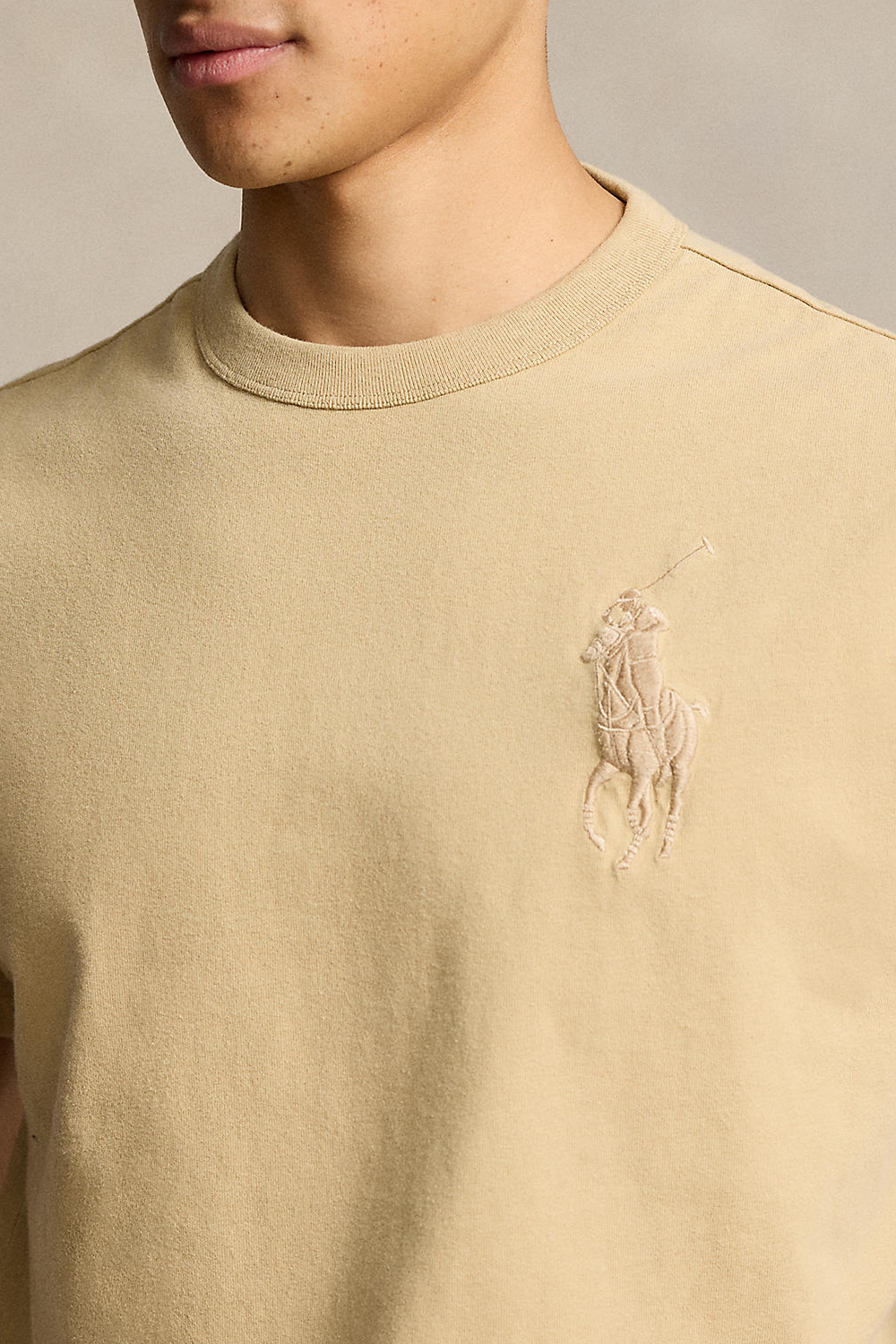 תמונת תקריב דוגמן של חולצת טי