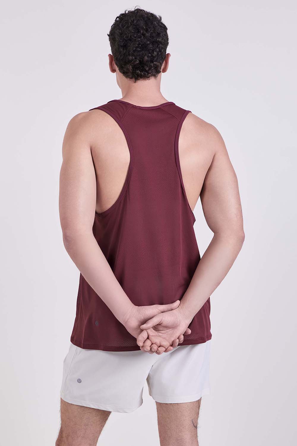 תמונת דוגמן אחורית של Fast and Free Tank Perforated Stripe