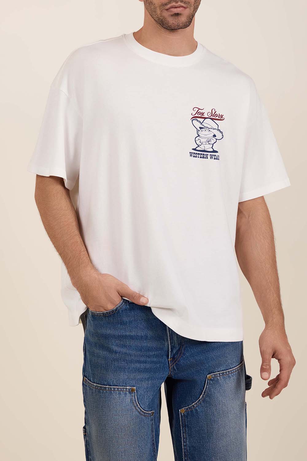 תמונת דוגמן קידמית של ליוויס X צעצוע של סיפור חולצת טי