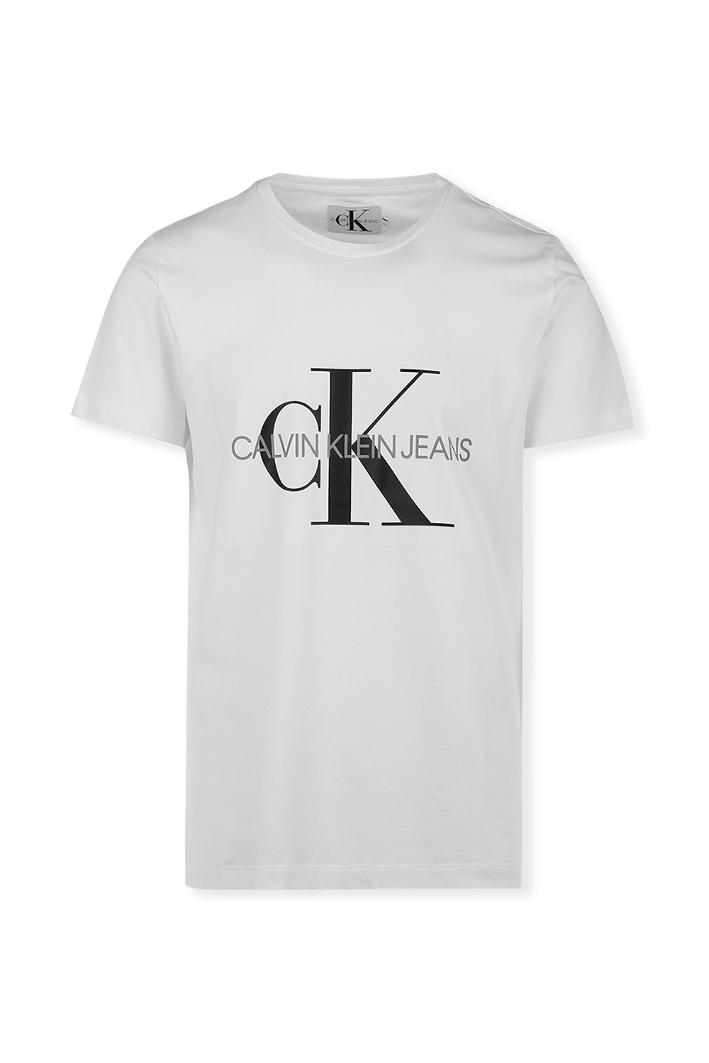 תמונה קידמית של Box Logo Tee in Bright White