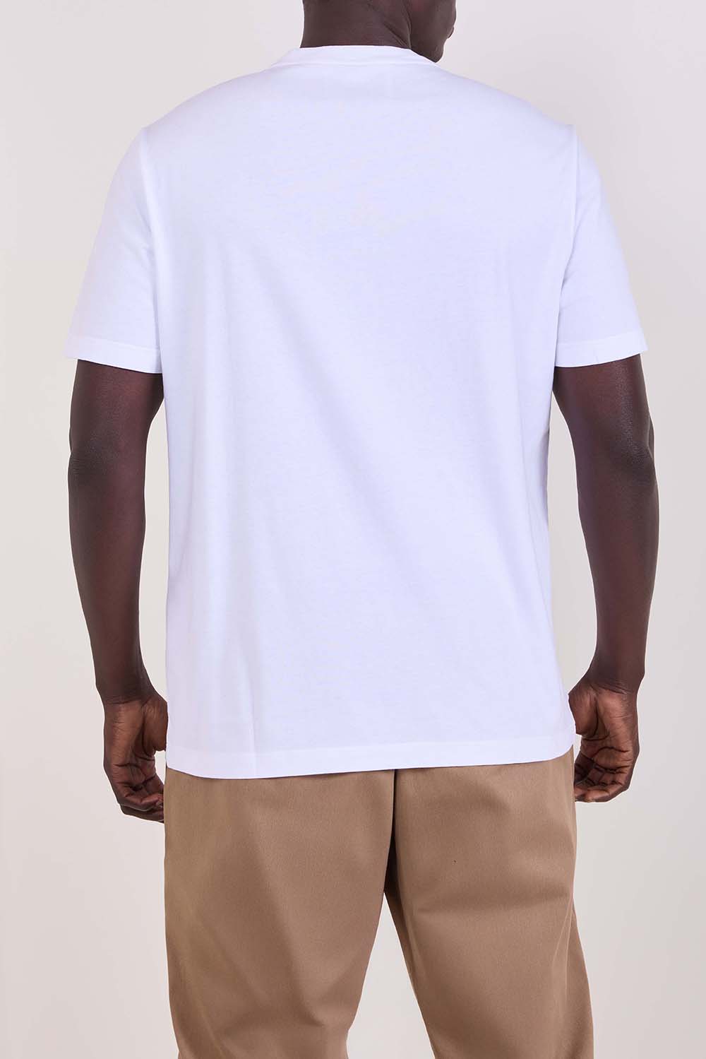 תמונת דוגמן אחורית של חולצת טי