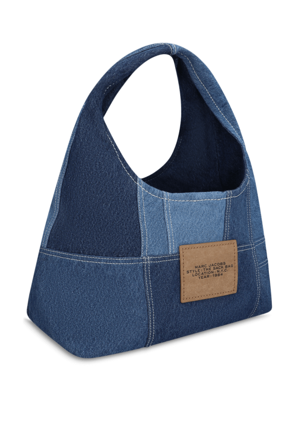 תמונה אחורית של תיק שק ג'ינס