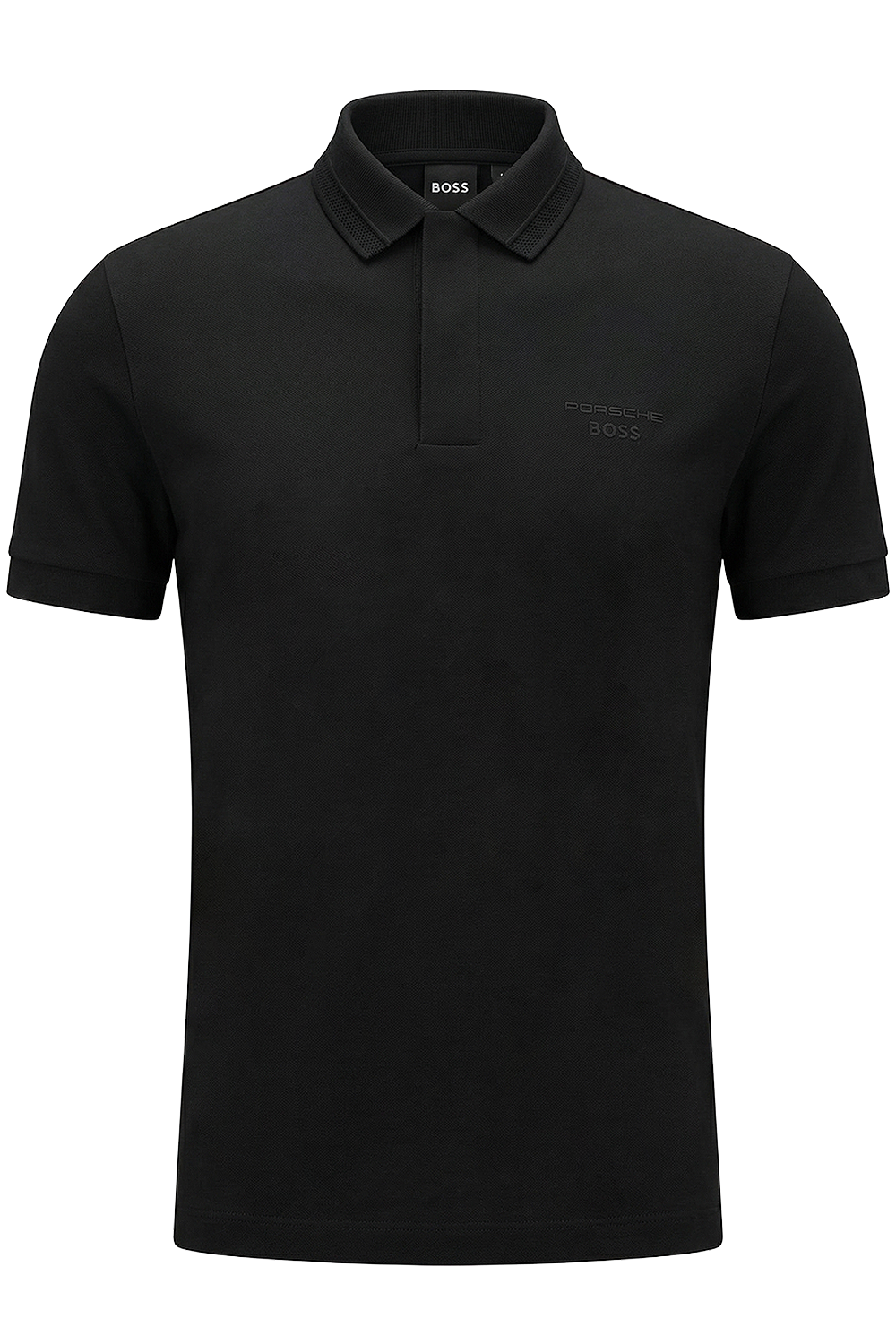 תמונה קידמית של חולצת פולו בוס X פורשה