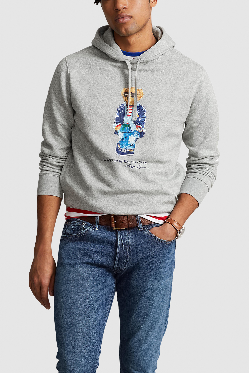 תמונת דוגמן קידמית של סווטשירט קפוצ`ון