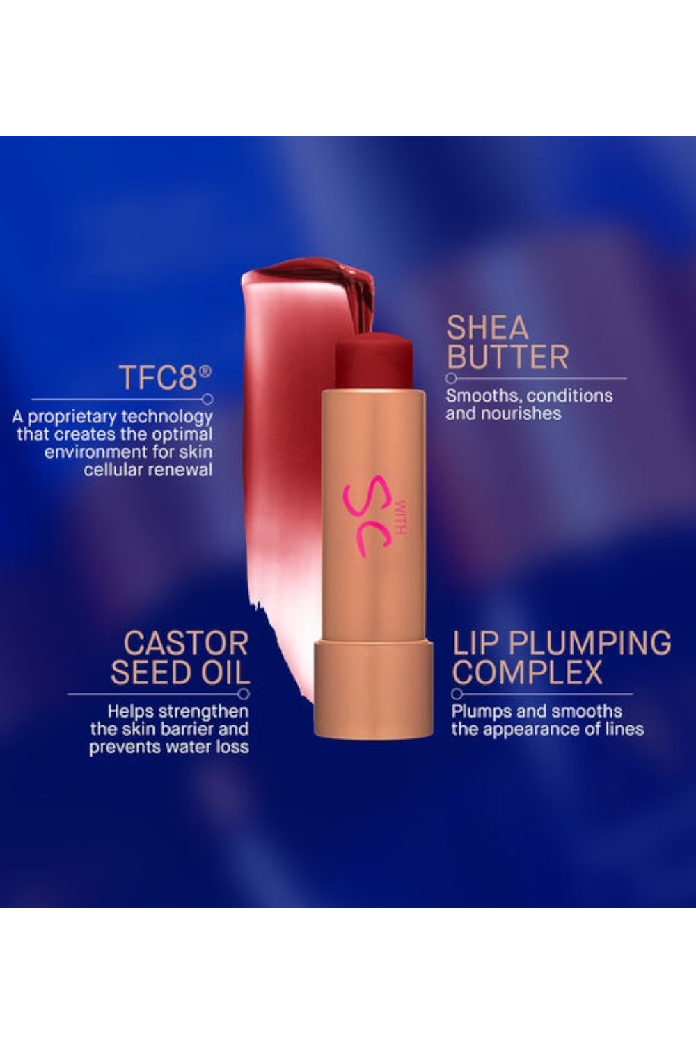 תמונת פנים של באלם להזנת השפתיים גוון 3 חום