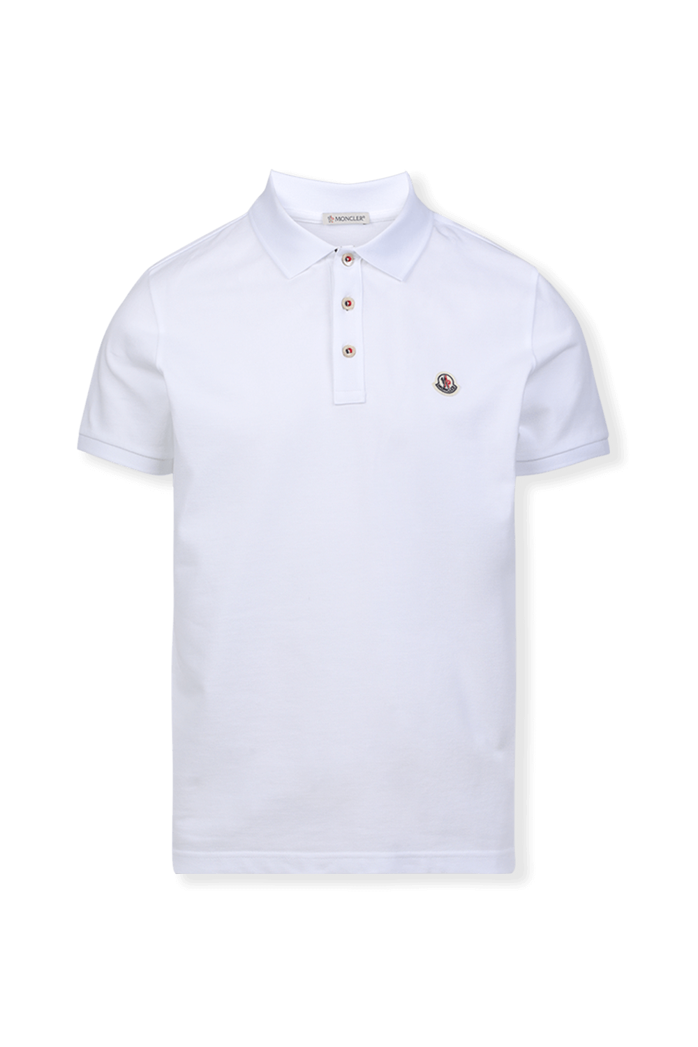 תמונה קידמית של Slim Fit Polo Shirt in White