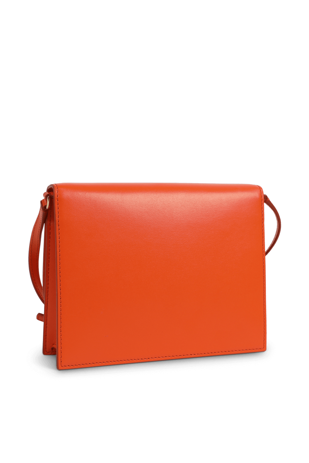 תמונה אחורית של תיק קרוס מעור עם לוגו מונוגרמי