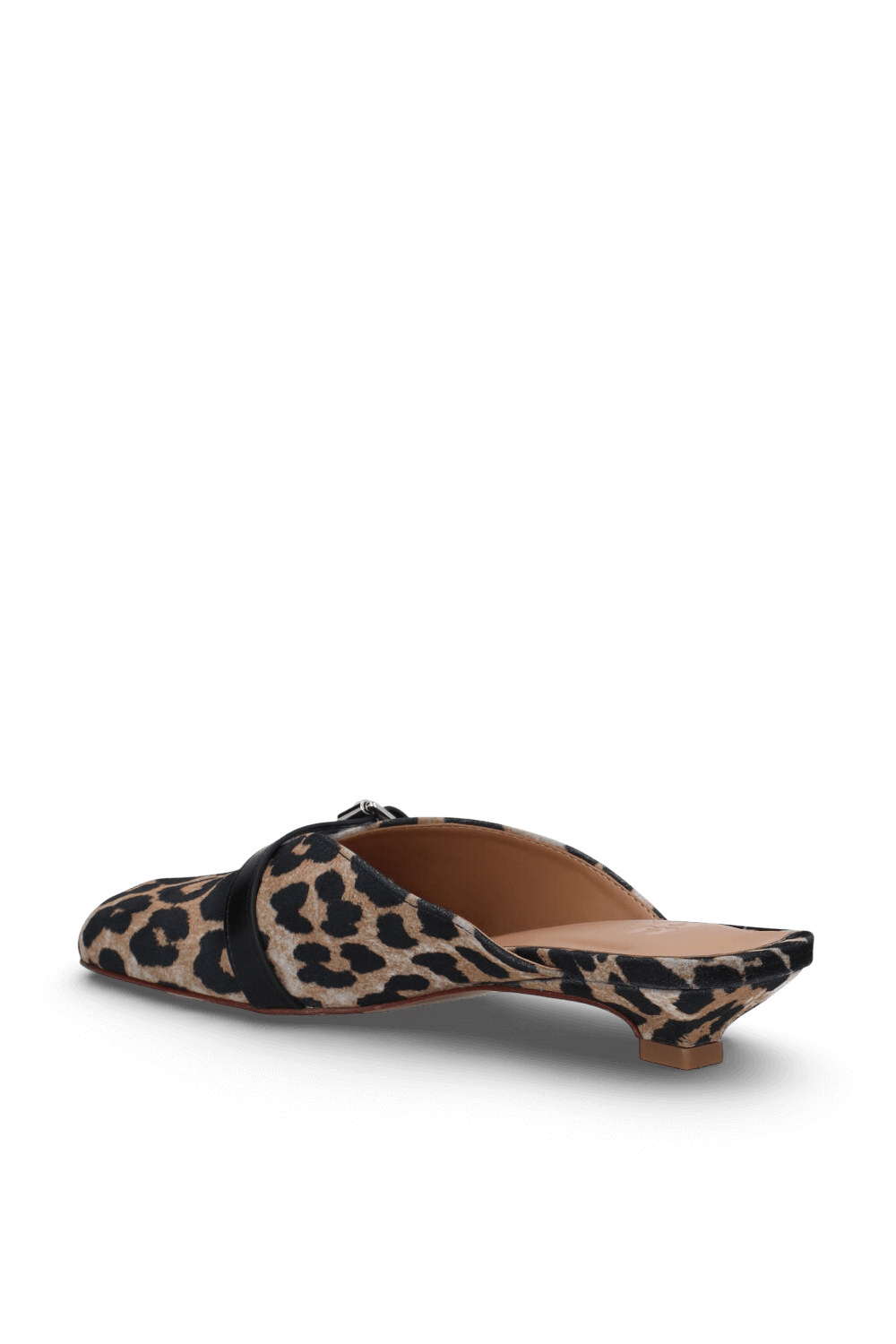 תמונה אחורית של נעלי מיולס עקב קיטן