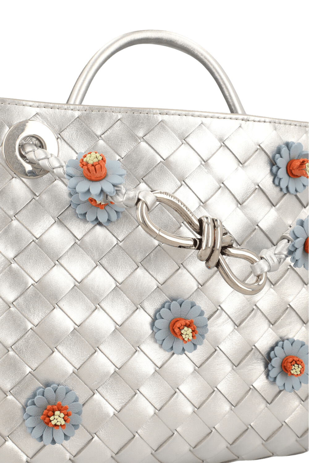 תמונת פנים של תיק יד אנדיאמו סמול פרחים