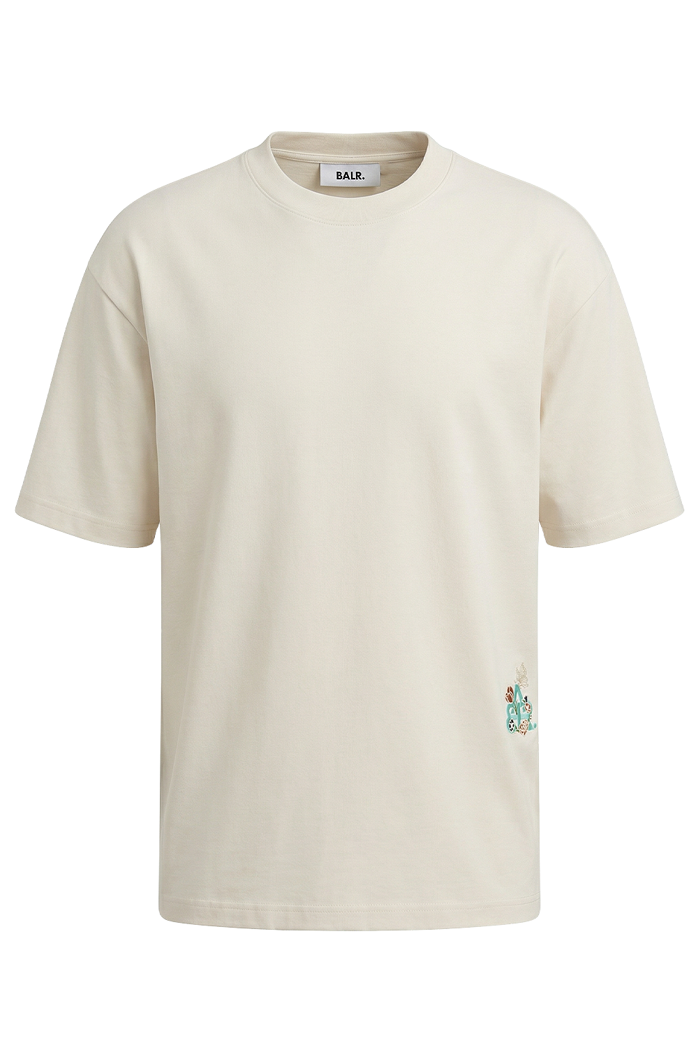 תמונה קידמית של חולצת טי אוברסייז